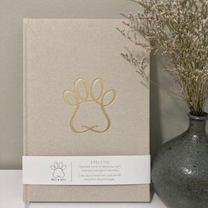 Journal souvenir pour chiot