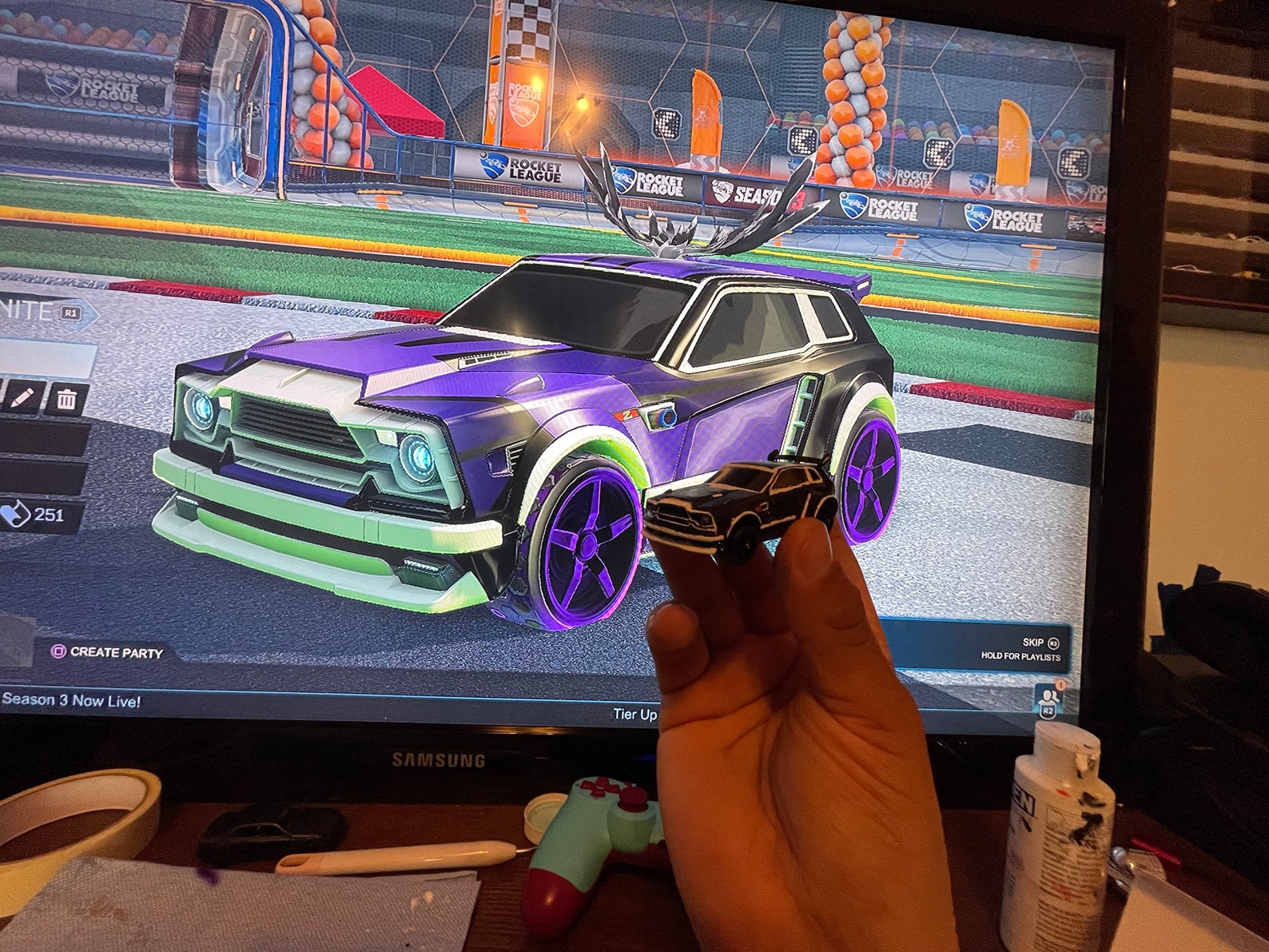 custom car in rocket league