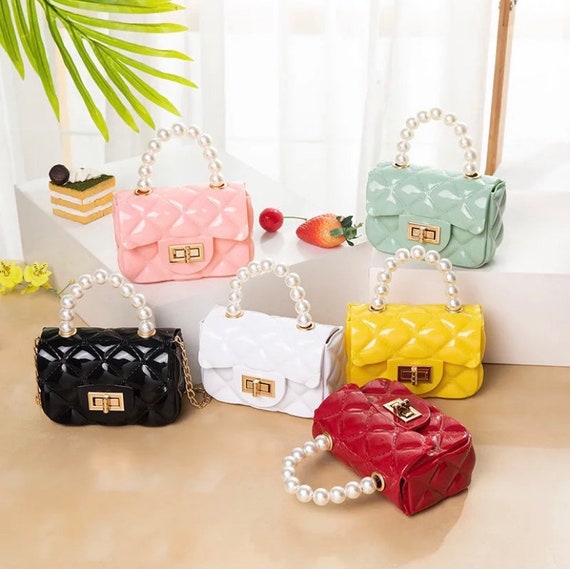 Mini Bag, Mini Pearl Purse, Cute Purse, Shoulder Bag, Small Purse, Jelly  Handbag, Red Purse, White Purse, Black Purse 