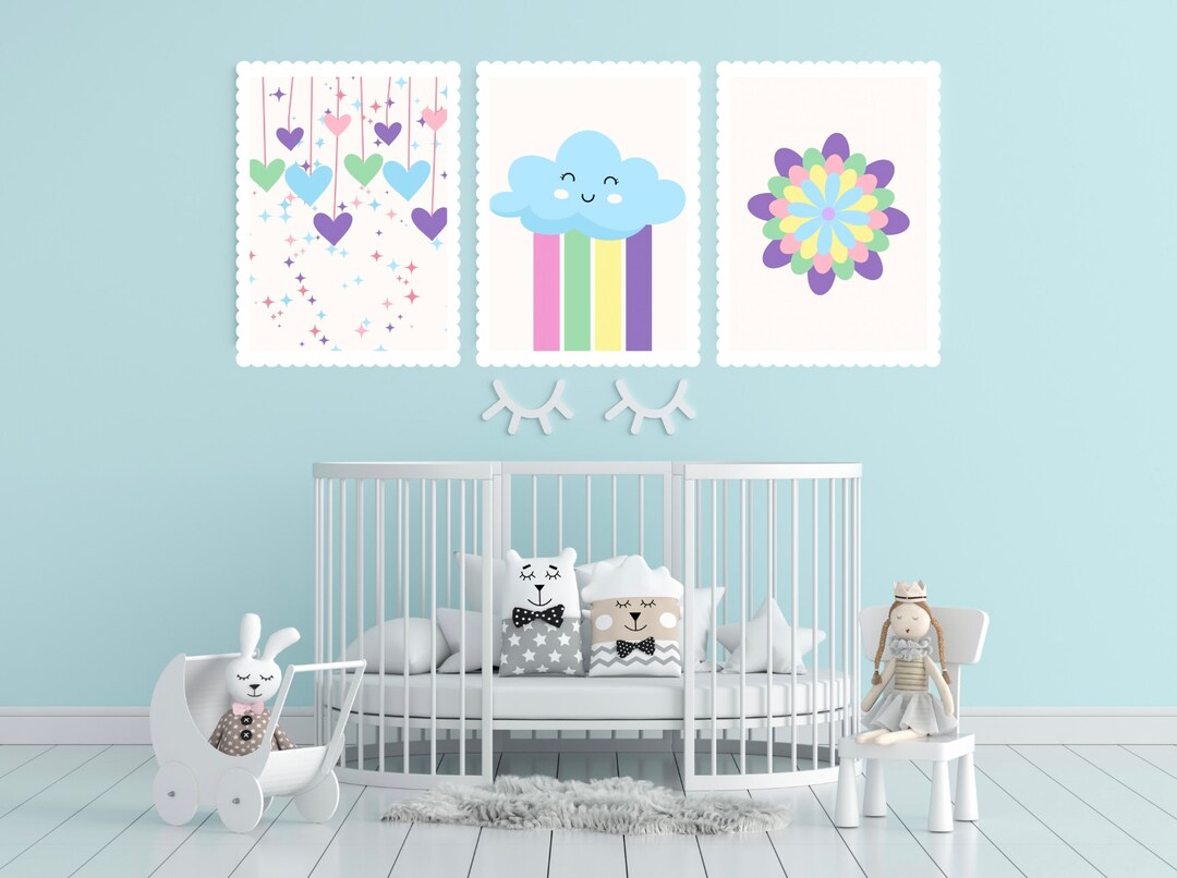 Nursery Poster/baby Nursery/kids Room Wall Art/kids Room Decor/playroom ...