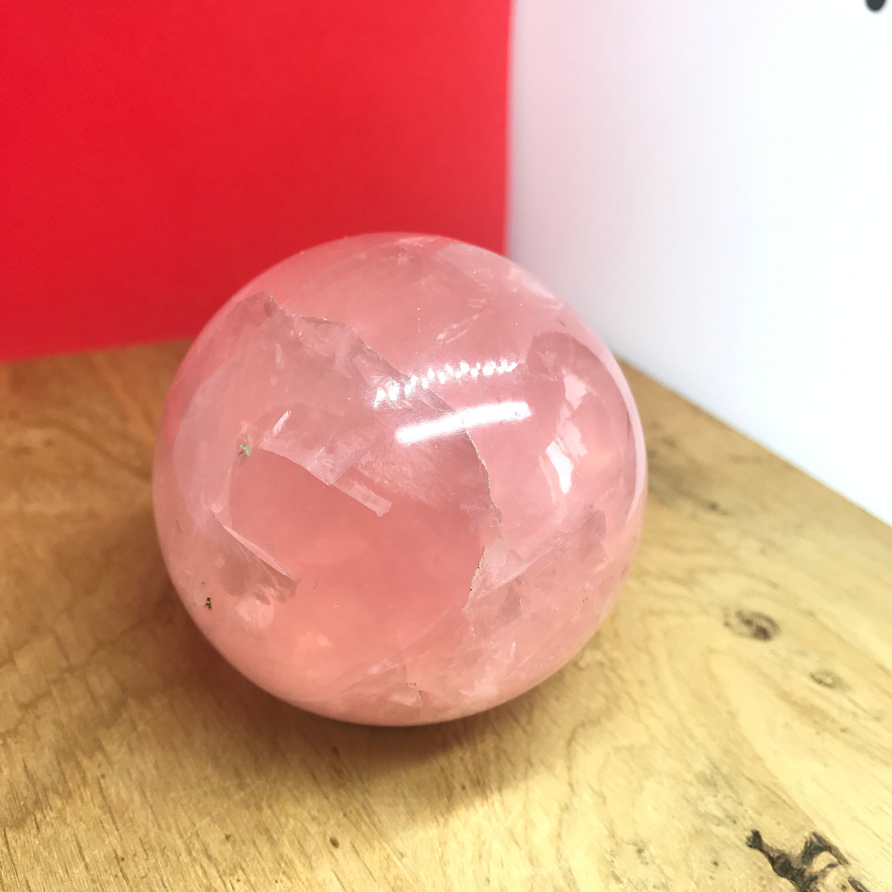 Sphère de Quartz Rose 65mm