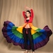 Rainbow Tiered Shrug  for Womens 