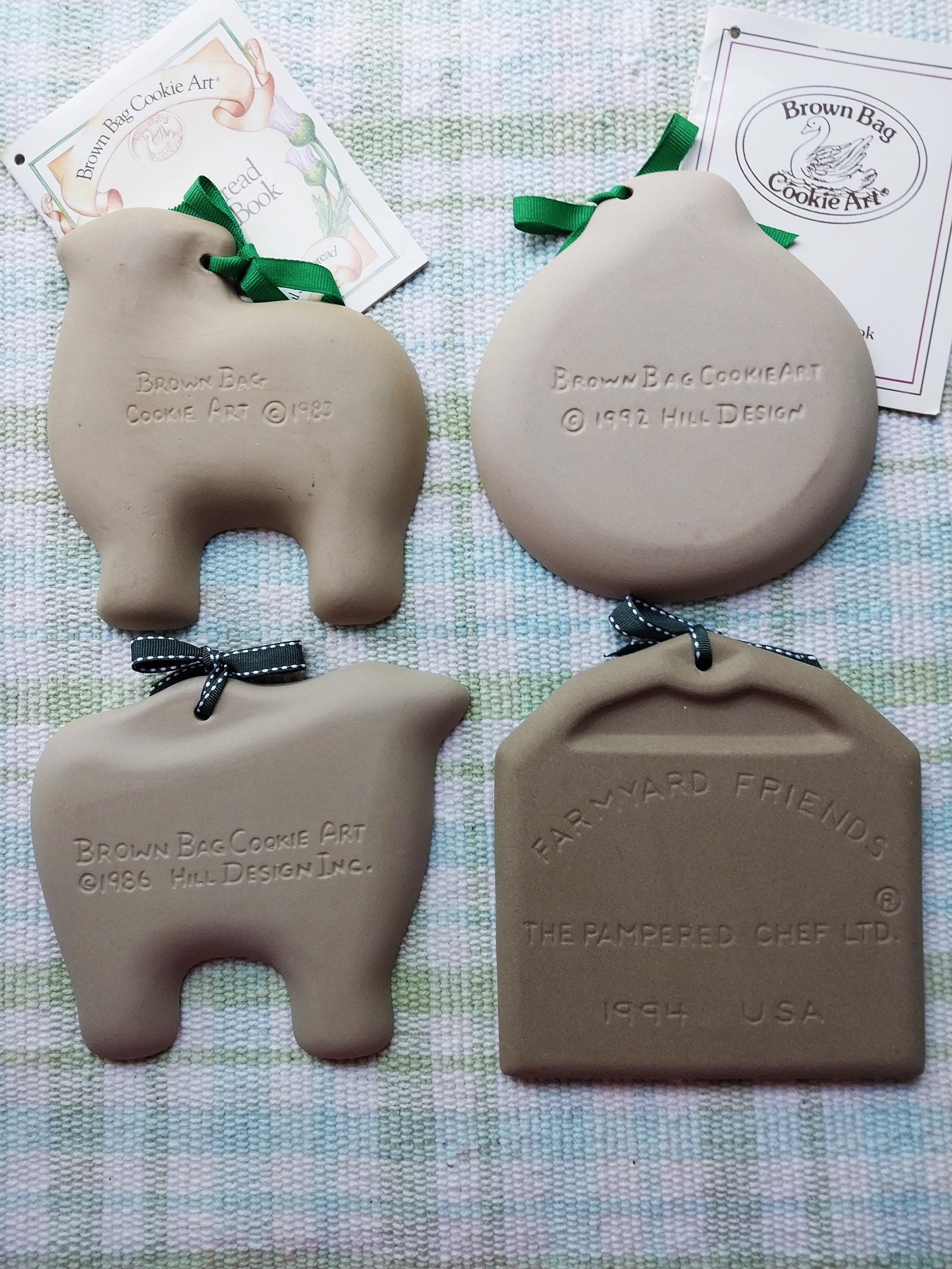 Vintage Brown Bag Cookie Art/ Pampered Chef - Etsy