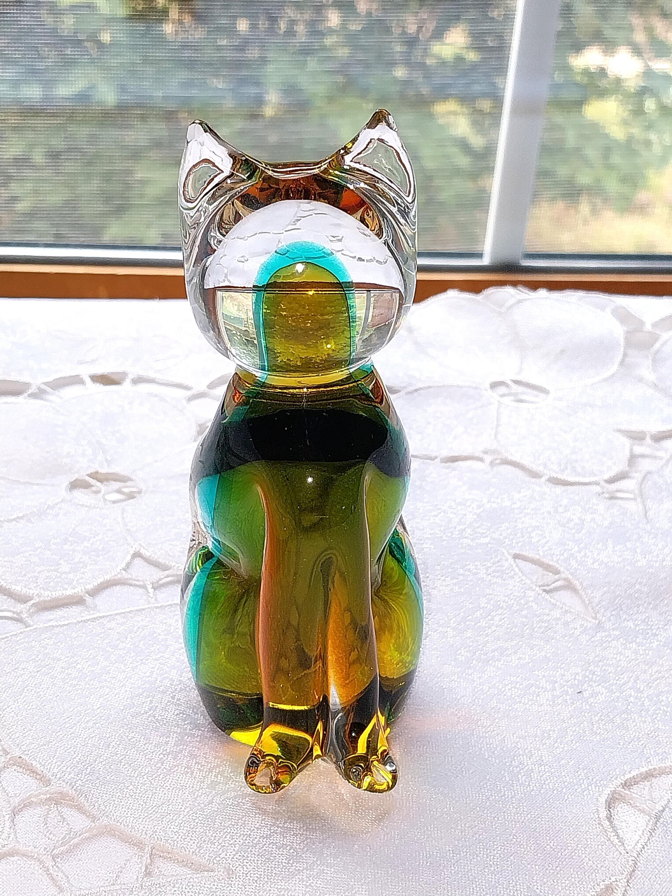Murano Glass Cats - Etsy