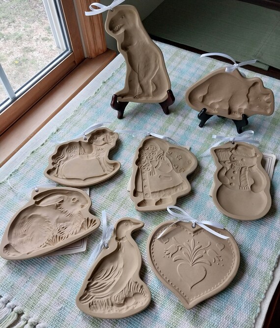 Vintage Brown Bag Cookie Art Molds 