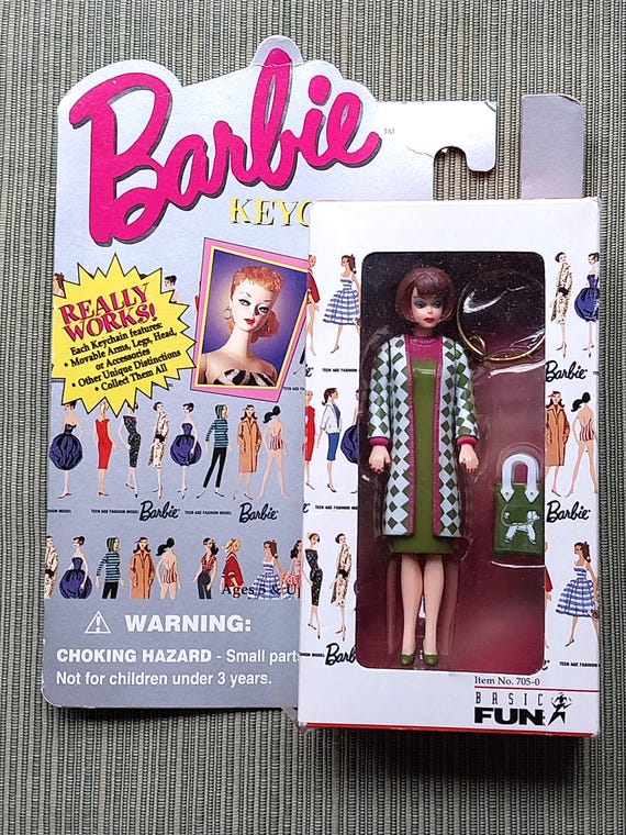 Rare Barbie Basic Fun Keychain "Poodle Parade" - image 1