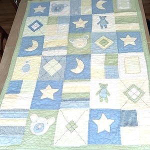 Pottery Barn Kid/Baby Patchwork Quilt Vintage