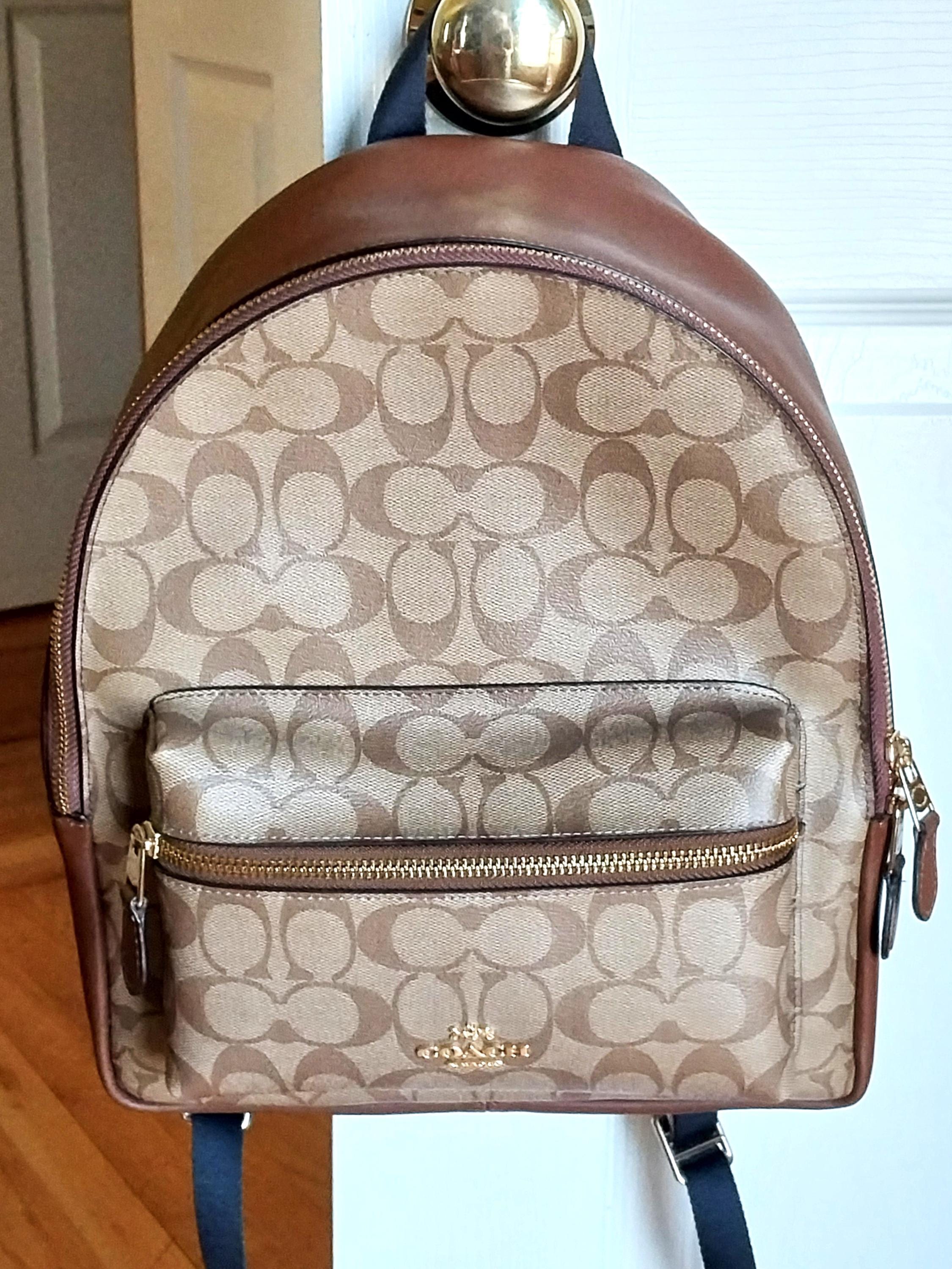 バッグ Vintage Coach Classic Backpack Tan USA Vintage Coach Backpack Tan - Etsy