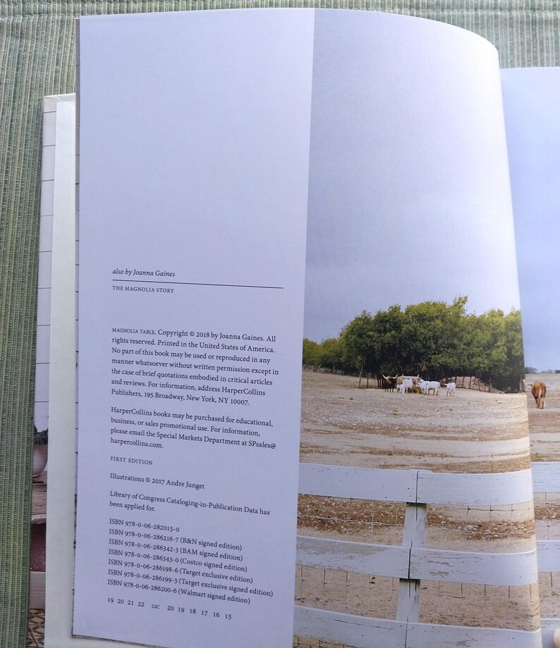 Joanna Gaines Magnolia Table Cookbook - Etsy