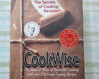 Vintage Cookbook CookWise by Shirley O. Corriher, Retro Cooking, Cooking Chemistry