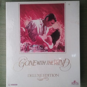 Gone With The Wind Deluxe Edition VHS Vintage Sealed Package, Scarlet O&#39;Hara, Rhett Butler, Frankly My Dear