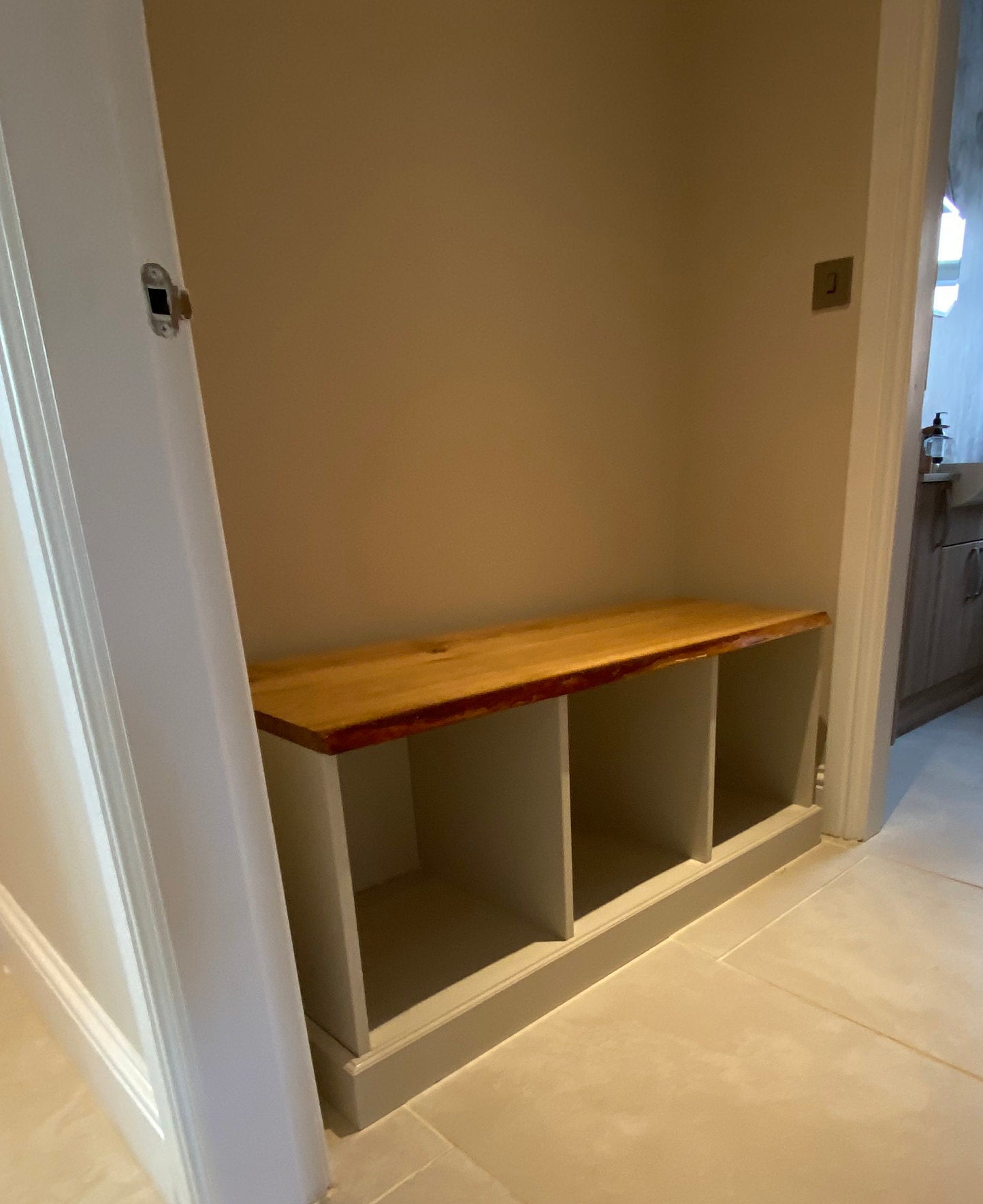 Boot Room Bench Seat With Storage Etsy