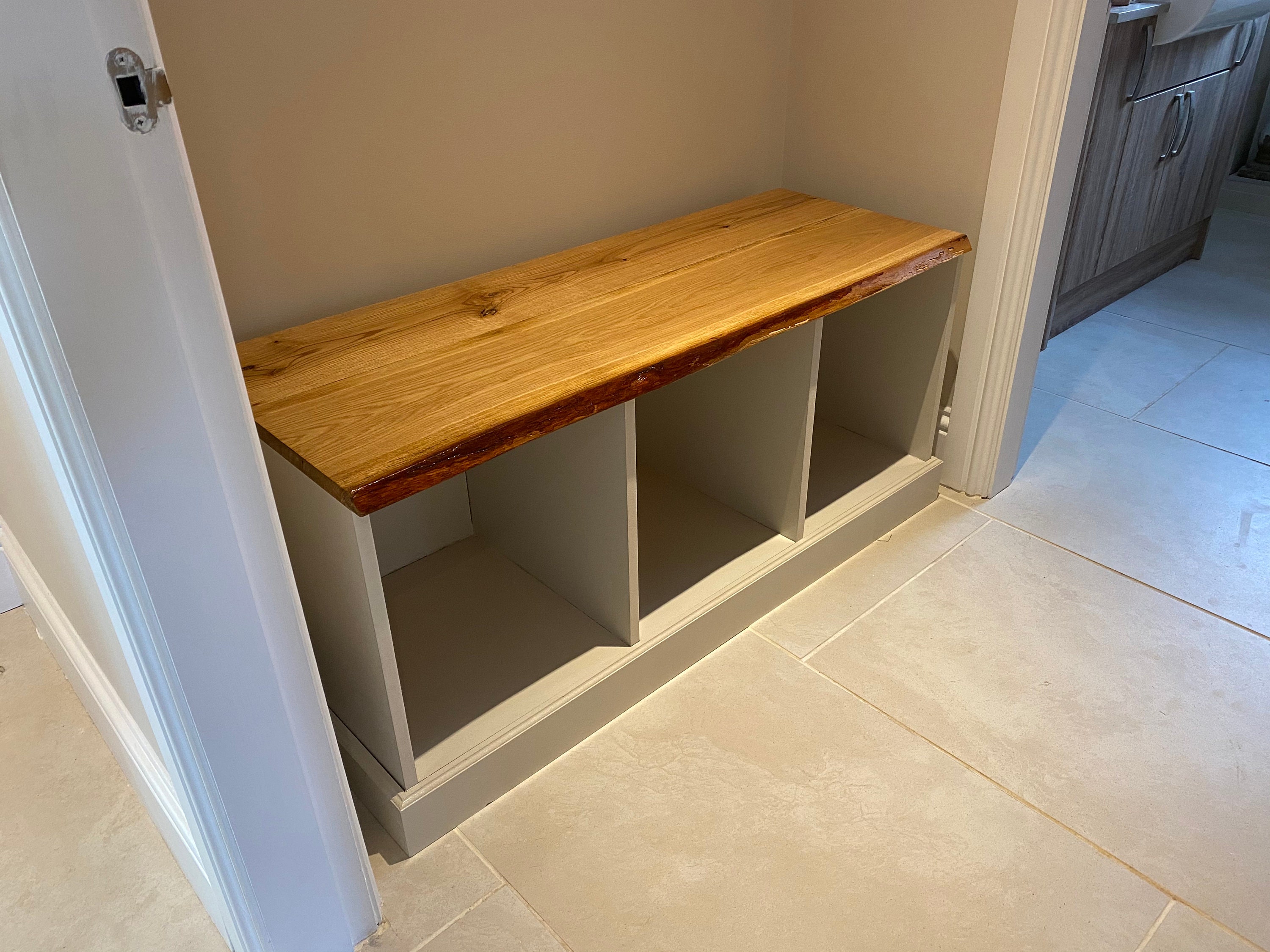 Boot Room Bench Seat With Storage Etsy