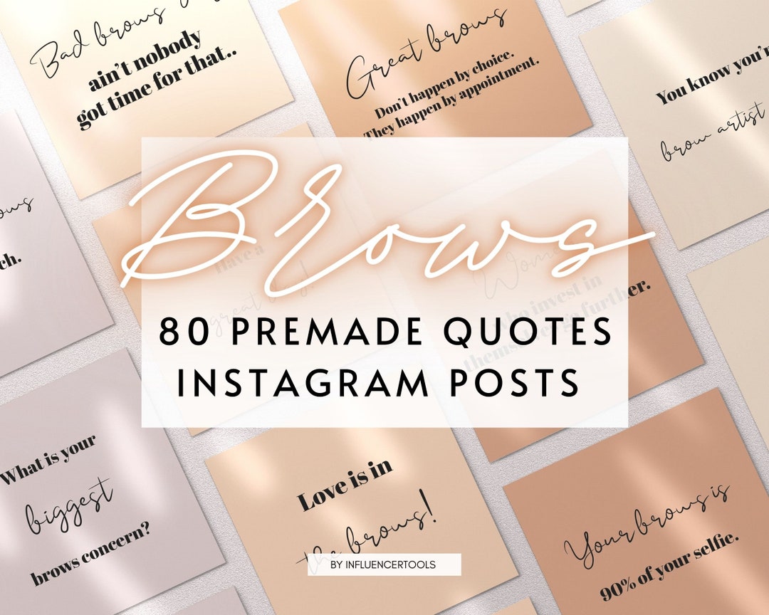 80 Brows Instagram Posts, Brow Artist Quotes, Social Media Eyebrows ...
