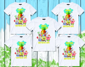 Spongebob Transfer Etsy