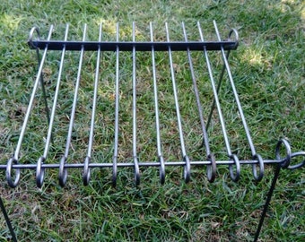 BBQ Grill Portable Campfire Cooking Grate with Canvas Bag