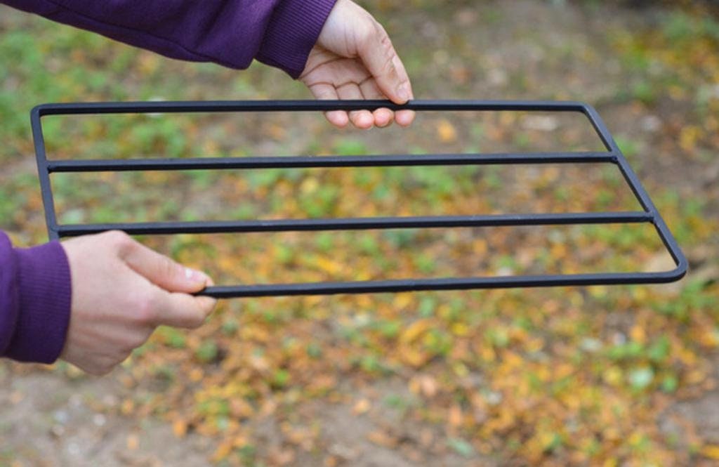 Portable Grill Campfire Camp Barbecue Grill Over Fire Cowboy Wok Etsy