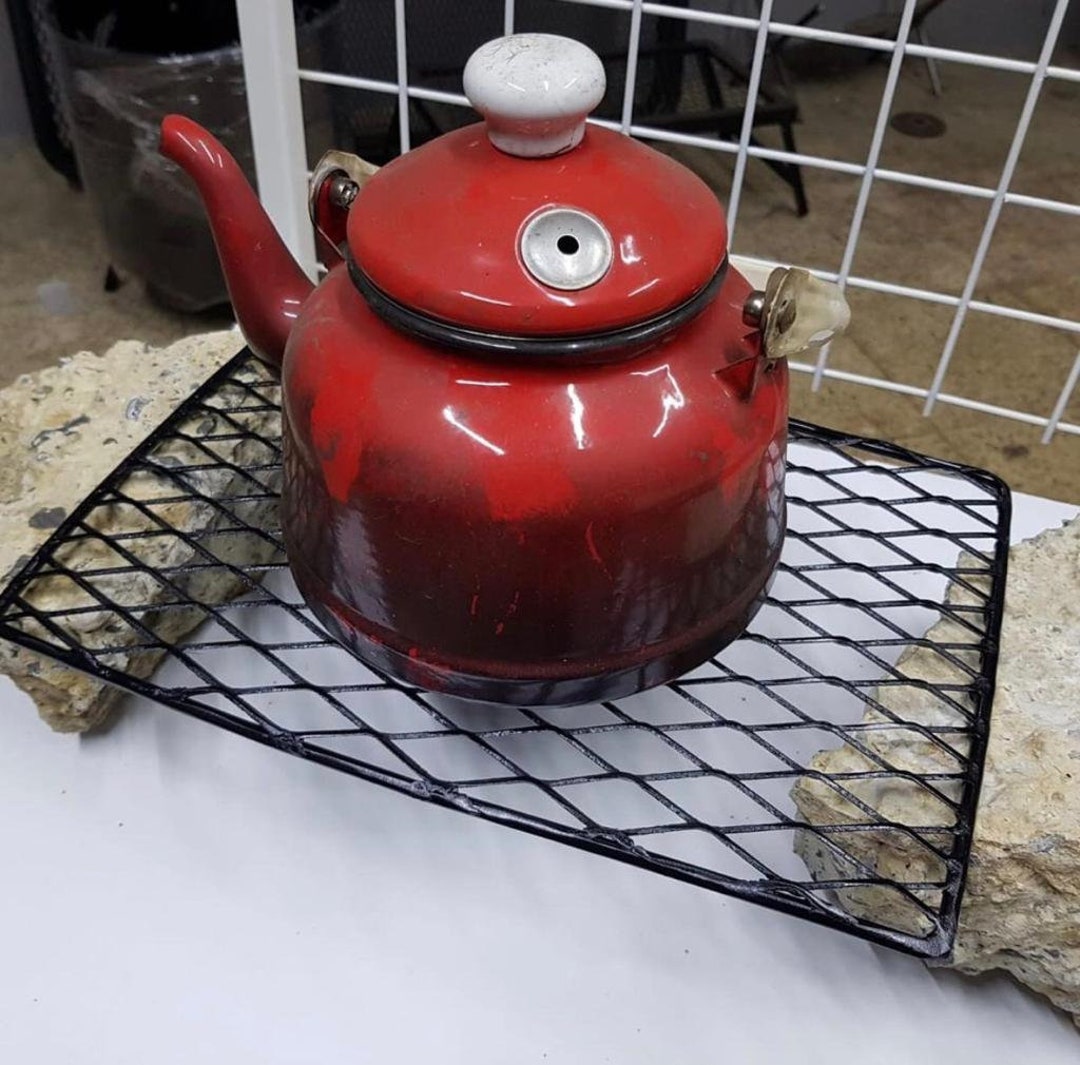 Portable Grill Campfire Camp Barbecue Grill Over Fire Cowboy Wok Etsy