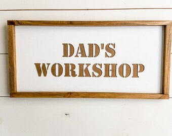 Dad’s Workshop Sign