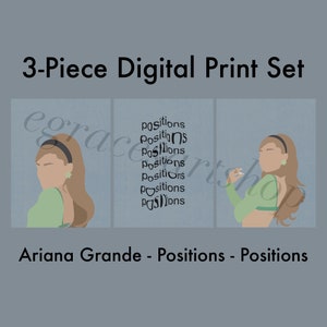 Ariana Grande - Positions - Digital Print Set