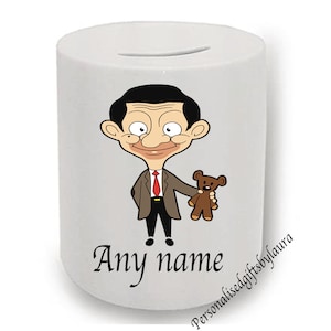 Mr Bean personalised money box