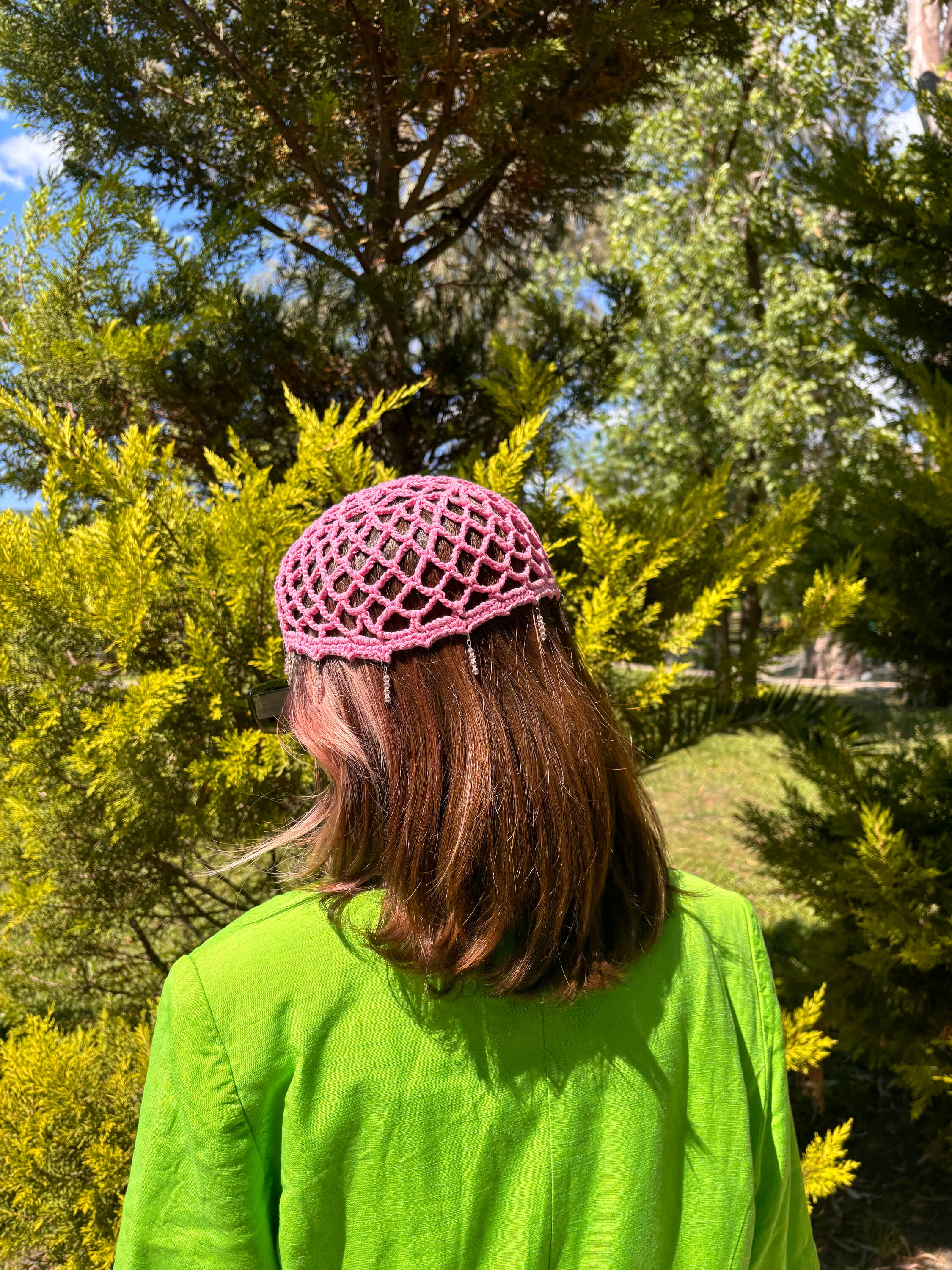 Perverze Scalloped Crochet Headdress 帽子 Perverze Scalloped Crochet Headdress 帽子