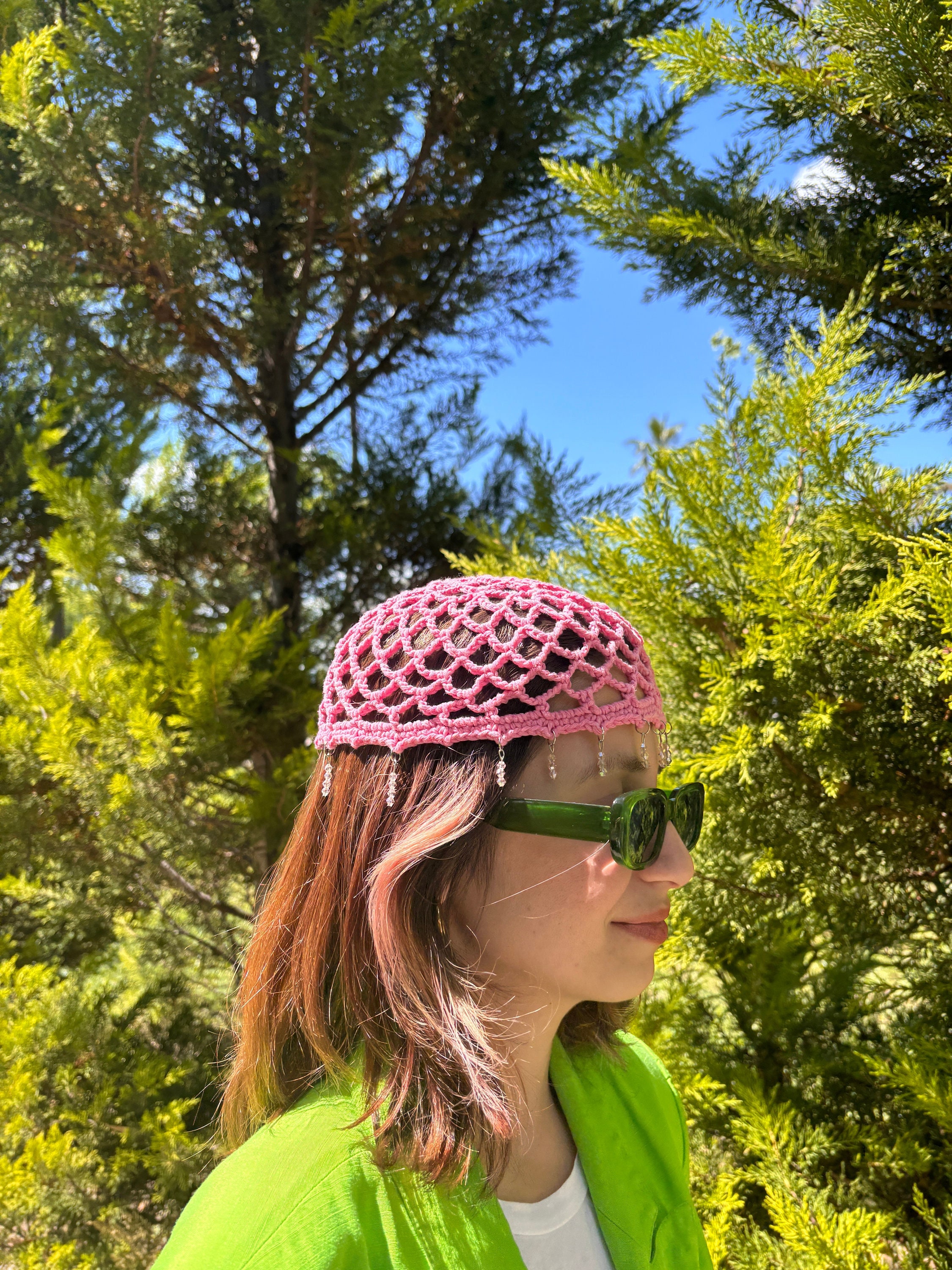 Perverze Scalloped Crochet Headdress 帽子 Perverze Scalloped Crochet Headdress 帽子
