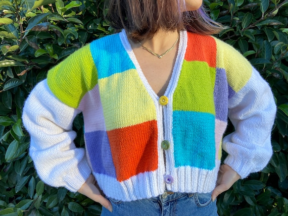 Cropped oversized shop cardigan