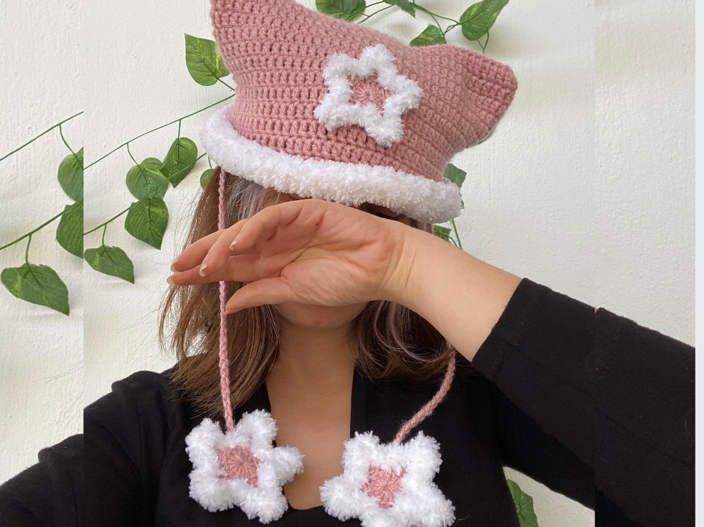 帽子 Sex fur cap pink archive y2k oops Sex fur cap pink archive y2k oops