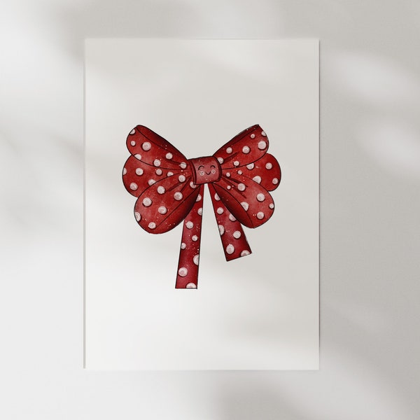 Image thermocollante Red Bow Collection Snowland environ 13,5 x 14 cm LxH