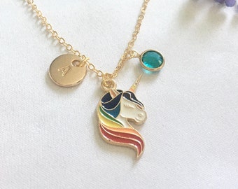 Unicorn necklace unicorn gifts unicorn birthday favors unicorn party favors unicorn lover gift toddler girl gift unicorn little girl gift