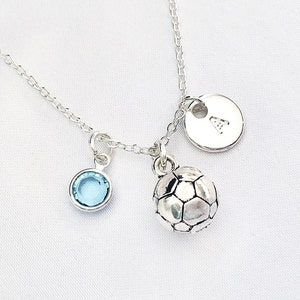 Soccer necklace for girls soccer gifts soccer ball necklace soccer player gift soccer team gift soccer girl gift sport theme birthday favors