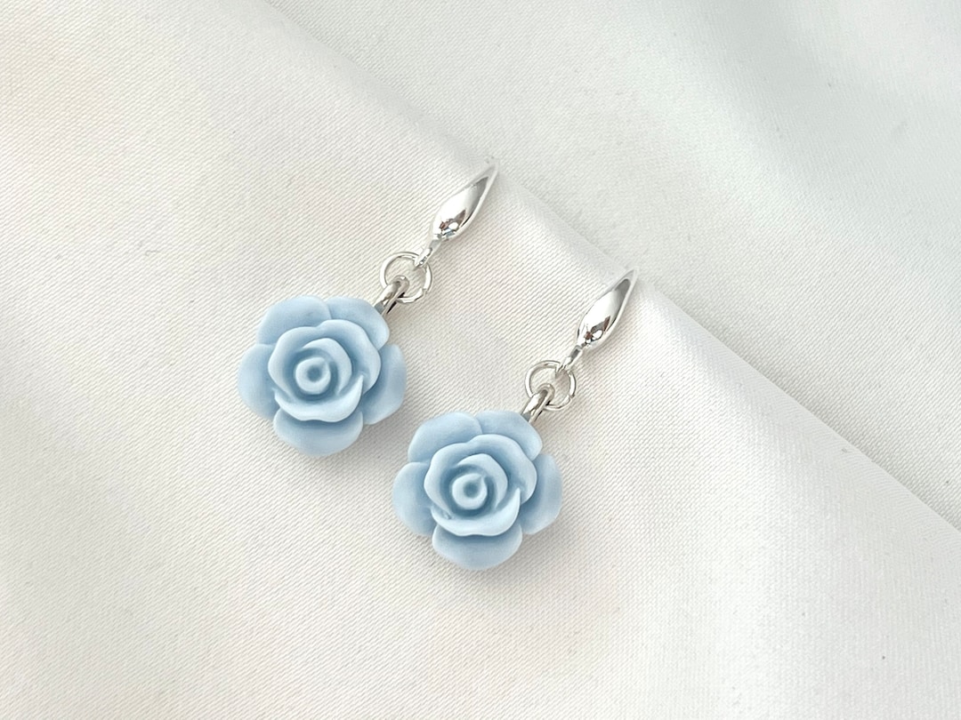 Liora Earrings in Baby Blue