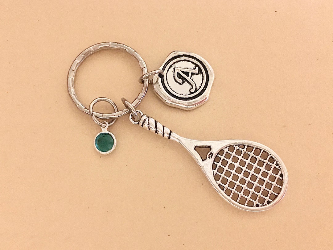 Tennis Gifts Tennis Keychain Tennis Key Chain Tennis Lovers Etsy