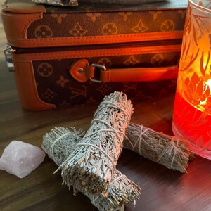 Blue sage smudge sticks