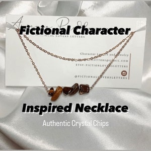 Comfort Character Necklaces Crystal Chips