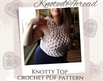 Patrón de blusa bohemia de abuela a crochet: Moda de verano DIY (Patrón PDF)