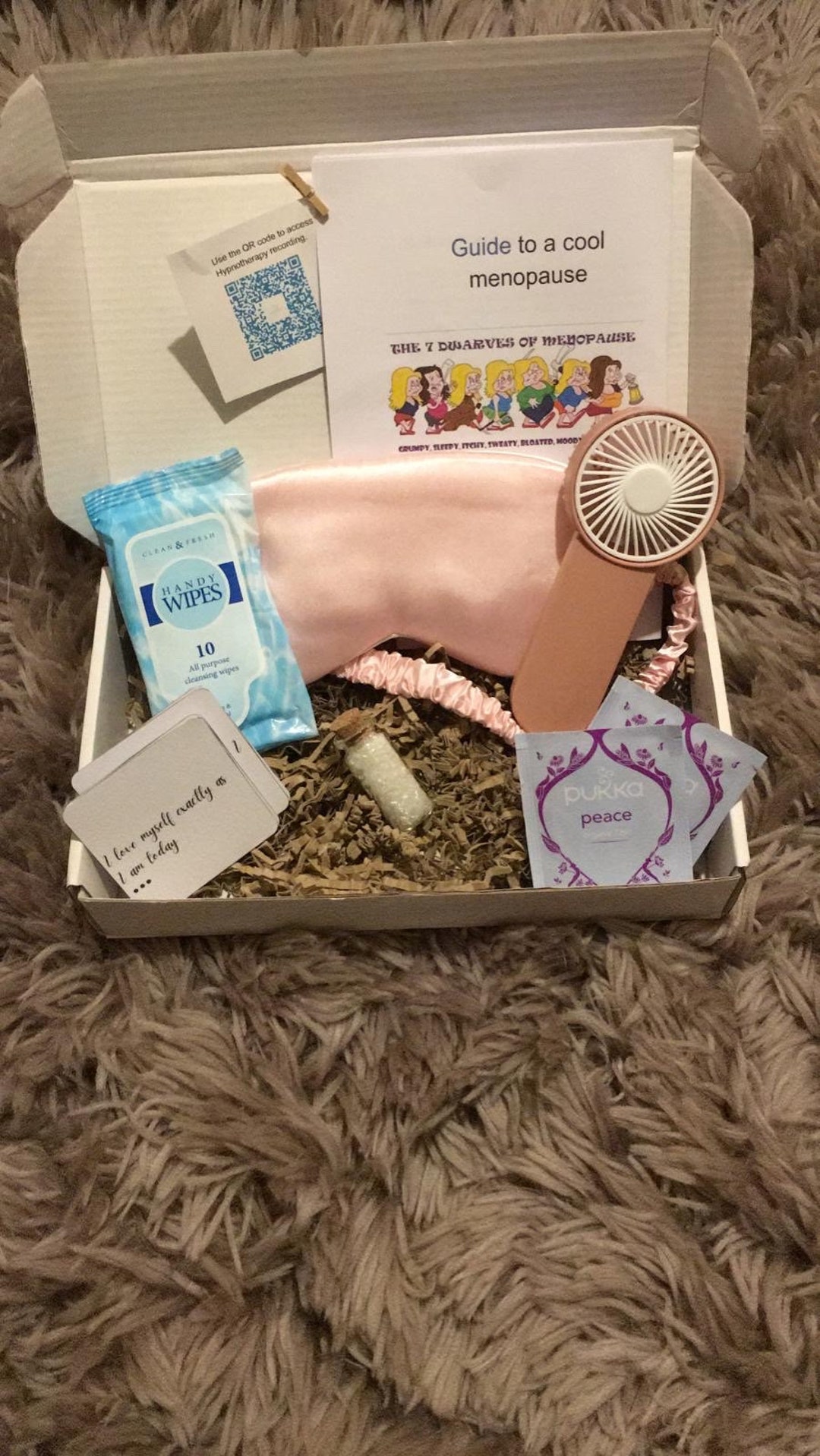Menopause Survival Box Peri Menopause Gift for Friend Mental Health