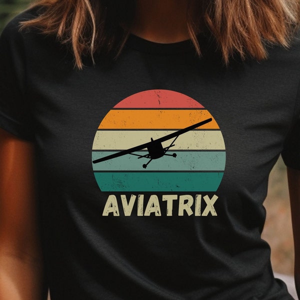 Aviatrix single engine Unisex Jersey Short Sleeve Tee Lady Pilot Women in Aviation Fly Girl