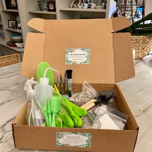 Succulent Care Kit - Great Gift for The Cactus Lover and Gardener! Great Birthday Gift too!