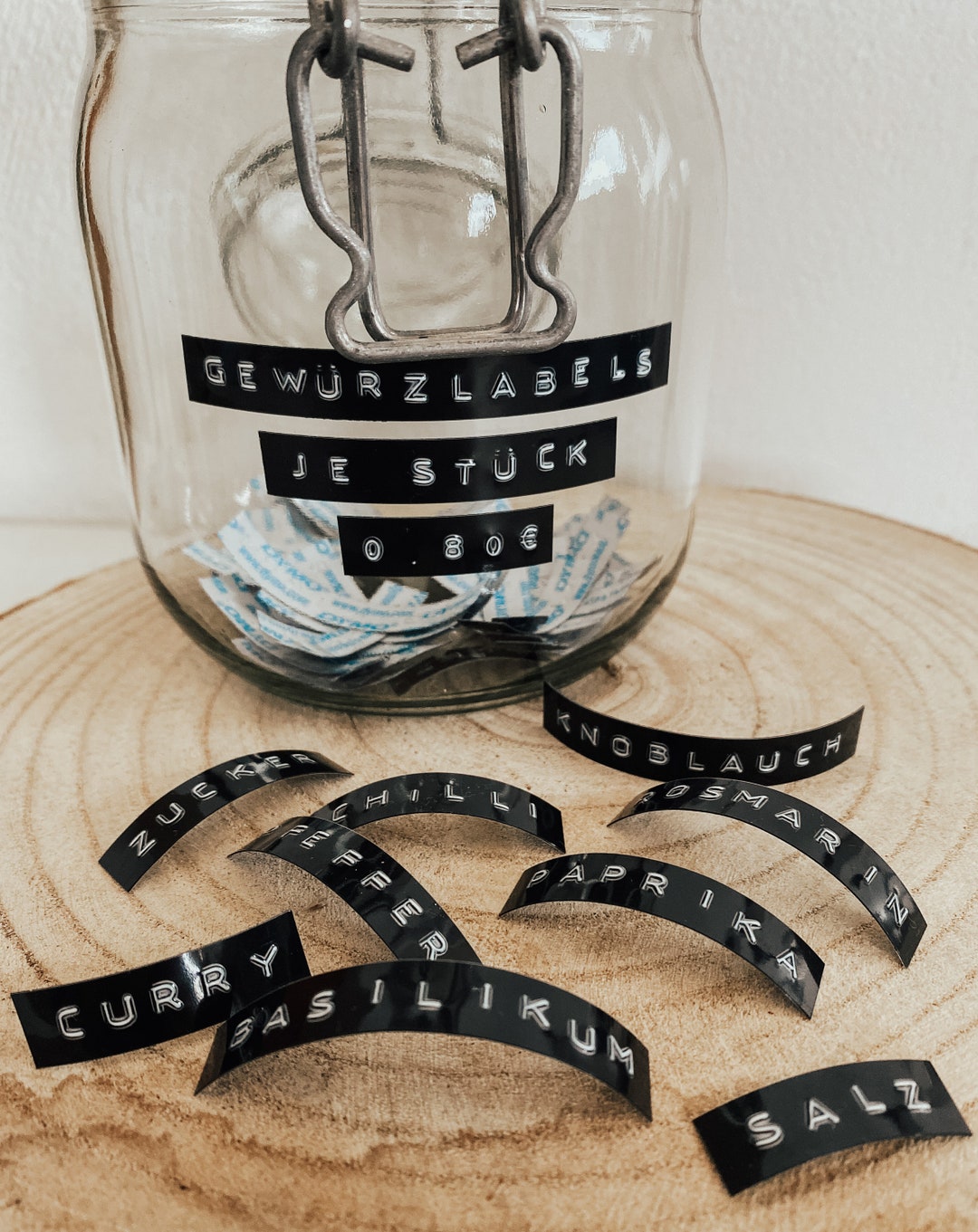 Spice Labels / Interior Design / Spice Labels / Minimalist Kitchen ...