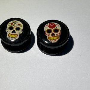 Ear Plug ~ Day of the Dead ~ Stretch