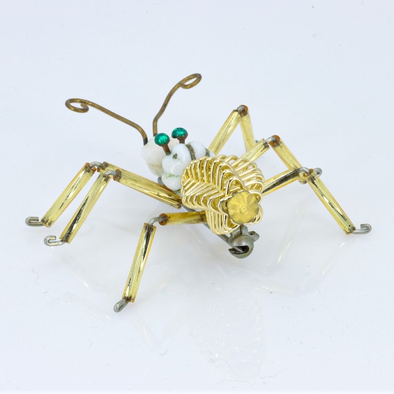 John Kirslis Fantasy Insect Bug Pin Whimsical Ins… - image 5