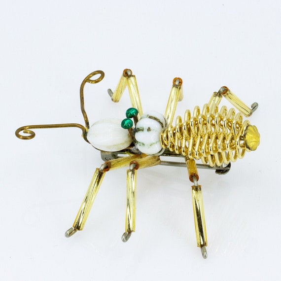 John Kirslis Fantasy Insect Bug Pin Whimsical Ins… - image 2