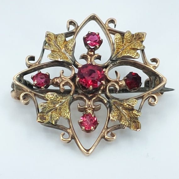 Art brooch Victorian Lady Kissing the Moon lapel pin art brooch