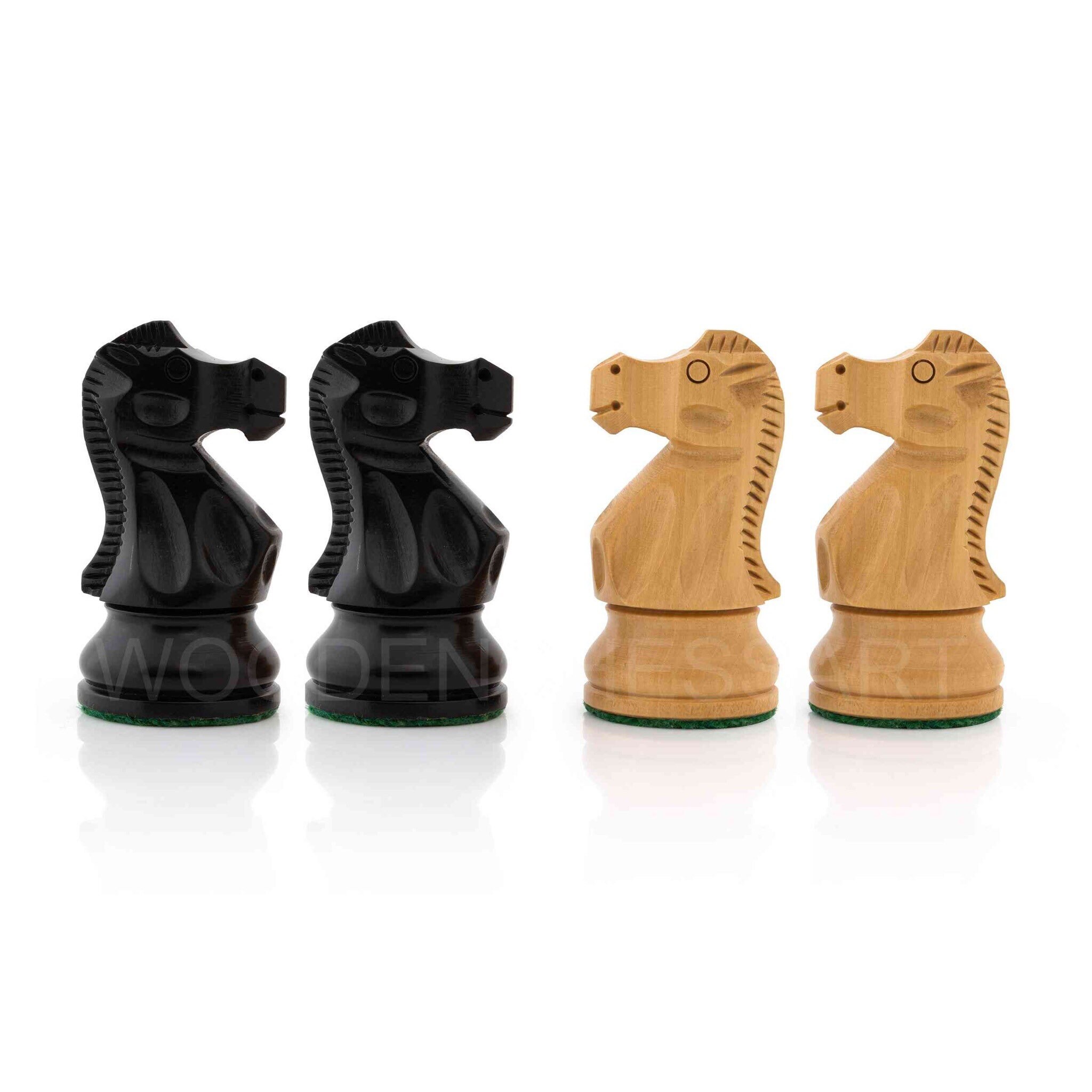 Chess pieces, black king and white queen, rivalry or romance Stock