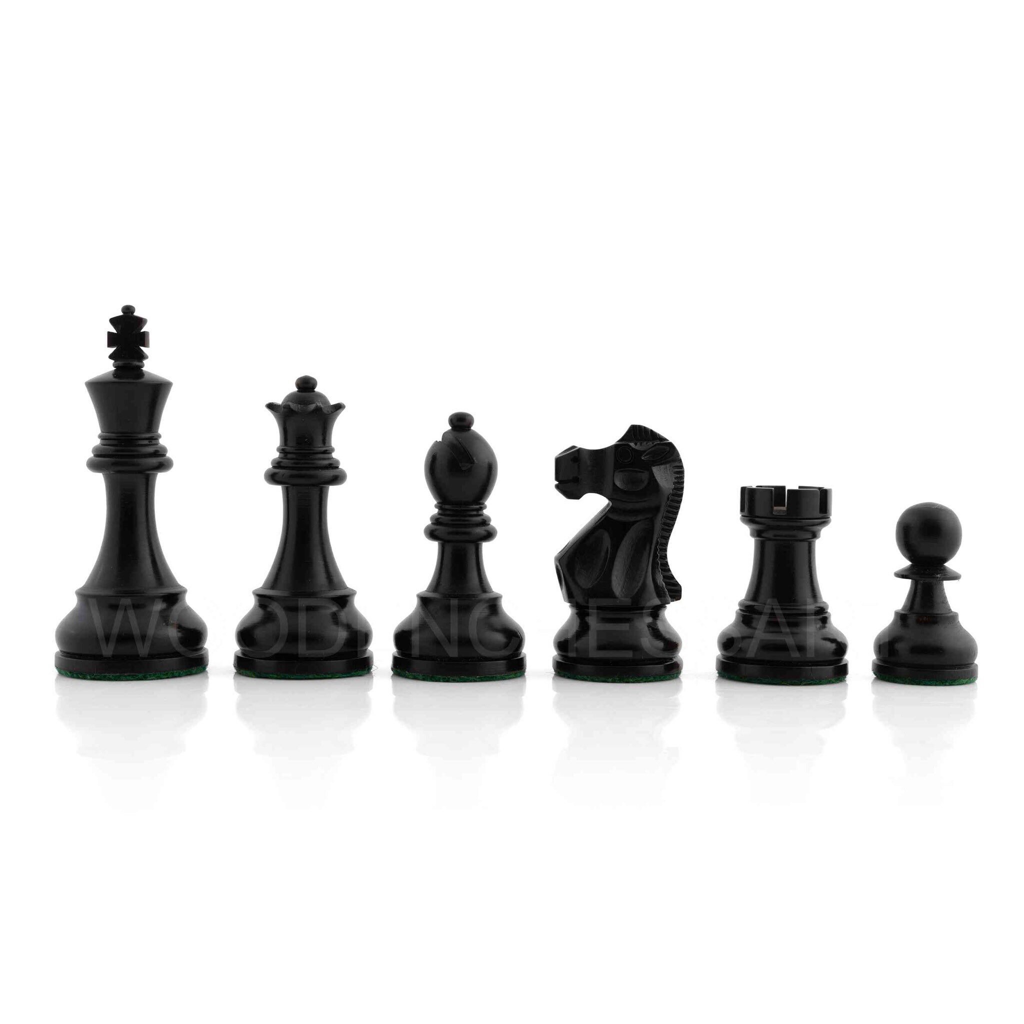Chess pieces, black king and white queen, rivalry or romance Stock
