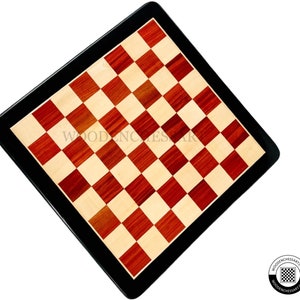 21” Premium Handcrafted Professional Chessboard only in Bud Rosewood