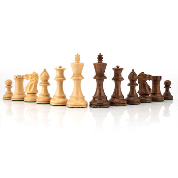 Chess Pieces French Staunton | Staunton | 99 mm | Boxwood & Acacia