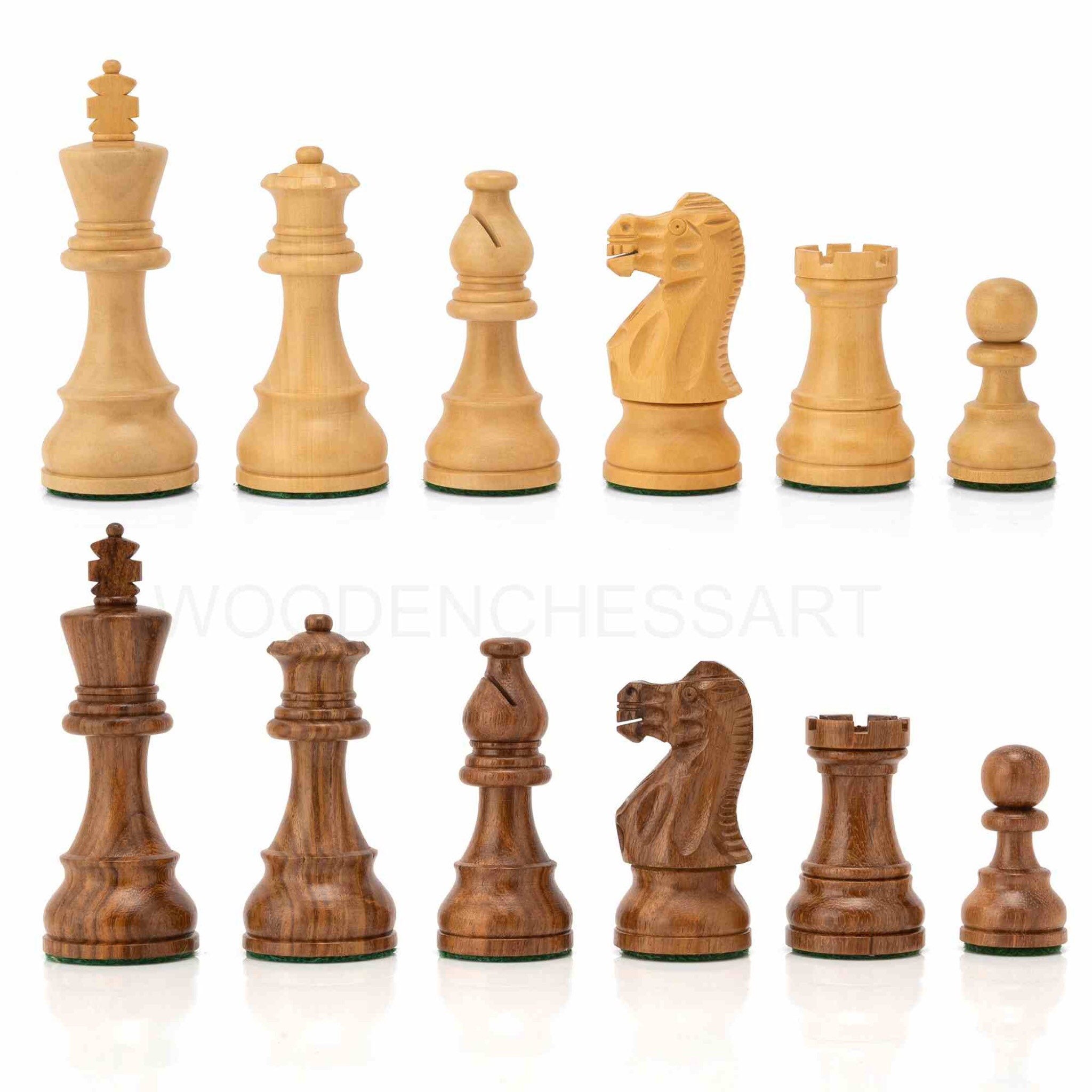 Essence of luxury – Italian silvered chess set